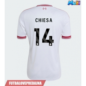 Lacne Muži Futbalové dres Liverpool Federico Chiesa #14 2026-27 Krátky Rukáv - Preč